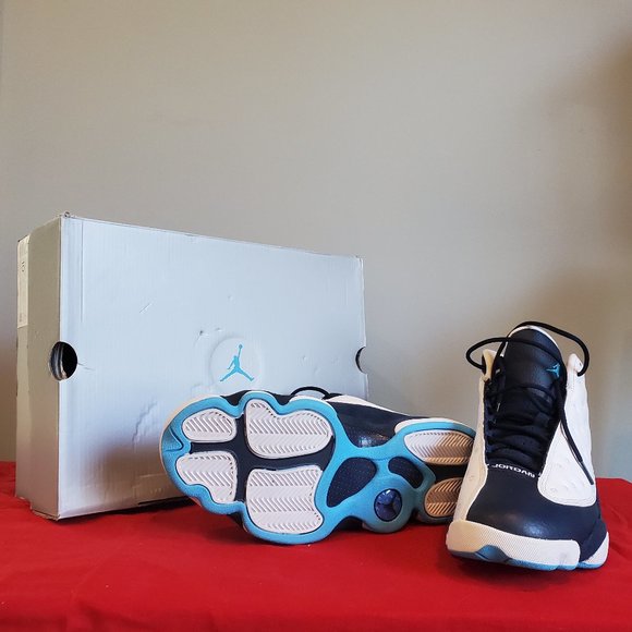 Air Jordan Retro Obsidian 13 Powder Blue WITH BOX - Picture 3 of 3